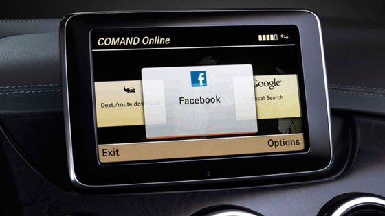 Facebook en Coches