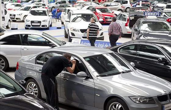 Caída de los precios de coches