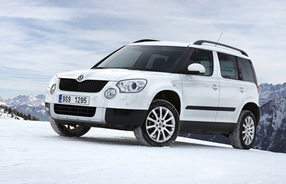 Skoda Yeti en la nieve