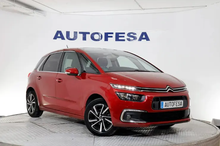 4 Monovolumen Citroen C4 Space Tourer de segunda mano rojo